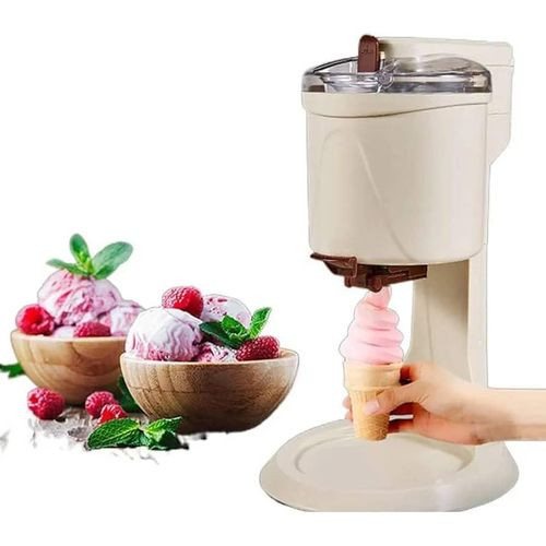 Automatic Ice Cream Machine 1 Liter 10 Minutes Quick Production Good For Making Icecream And Milkshakes - Multicolor