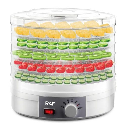 Temperature Control Electric Food Dryer Machine Food Dehydrator for Snacks Fruits Herbs Veggies - Multicolor