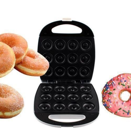 Fast Cooking Donut Maker For Making Breakfast Snacks-Black