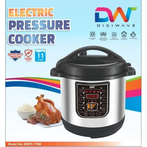11 Liters Micro Computer Multifunction Electric Pressure Cooker For Cooking Food Fast-Silver