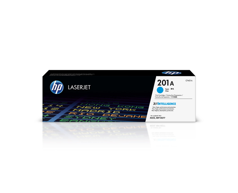 201A Cyan Laserjet Toner Catridge Medium each