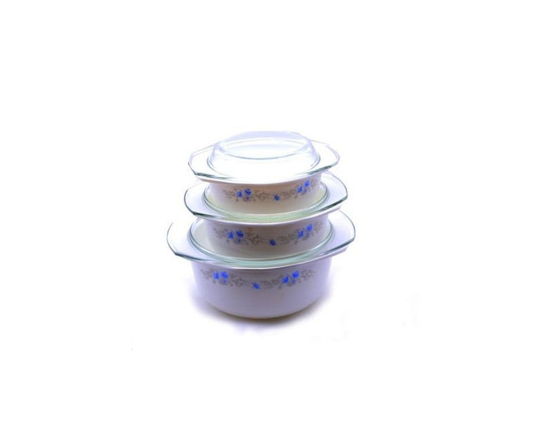 3 Piece Ceramic Casserole Serving Dishes