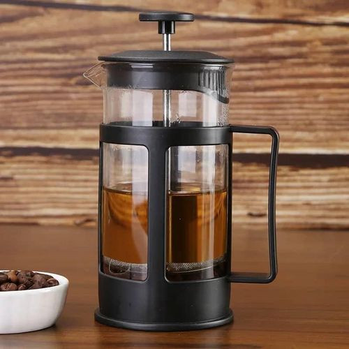 Manual Coffee Plunger French Coffee Press With Filter-Multicolours