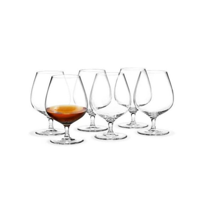6 Pieces Of Cocktail, Whisky, Brandy Glasses - Colorless.