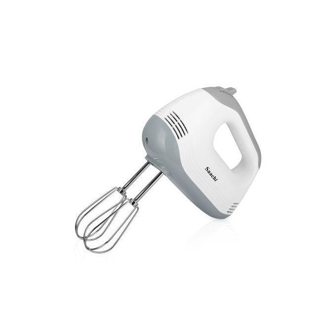 Saachi 7-Speed Hand Mixer Egg Beater - White.