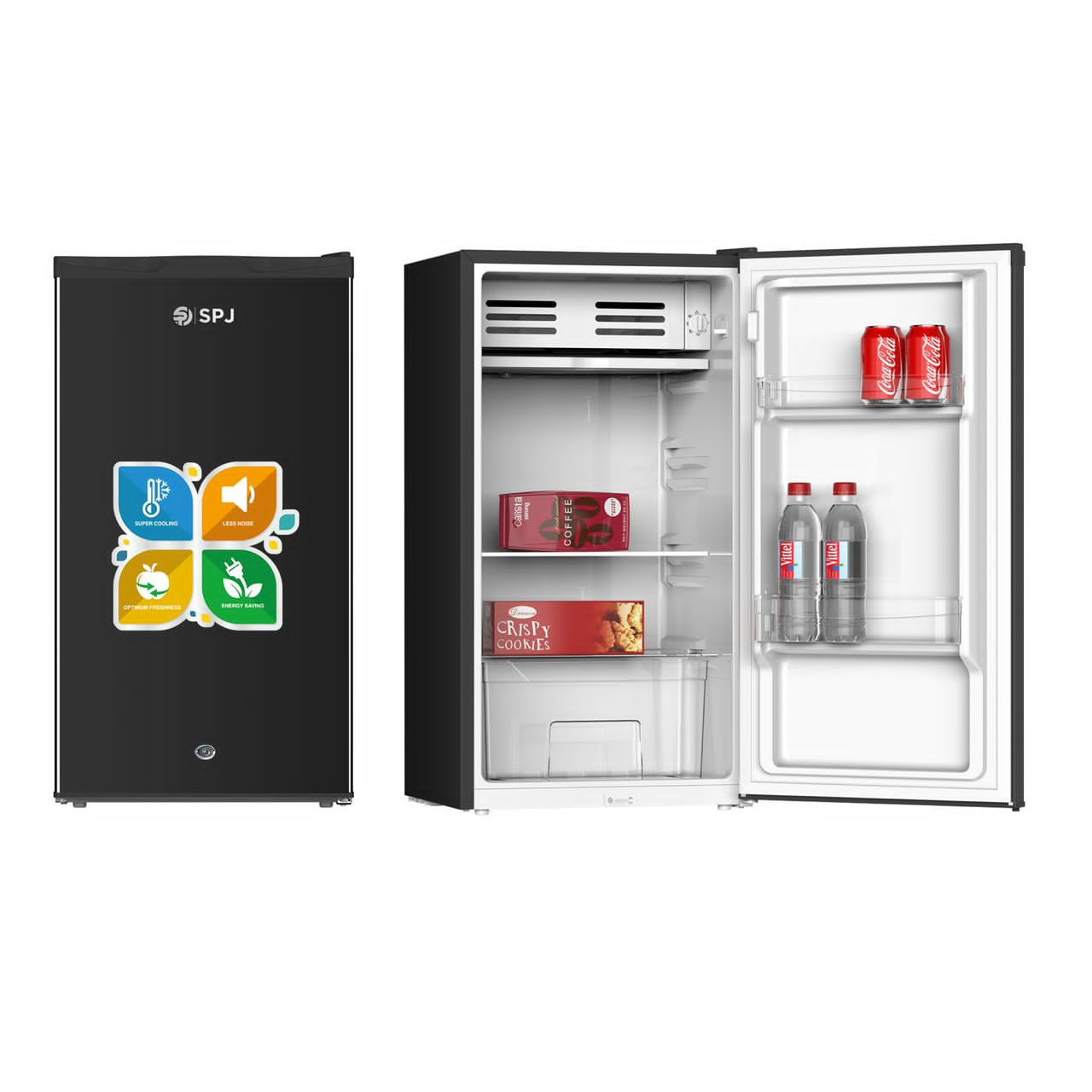 SPJ 160l Double Door Refrigerator