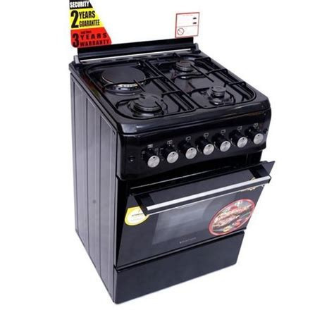 Blueflame cooker S6031ERP-BC, 60*60 Electric oven, Black Color easy clean Enamel panel, Timer, Metallic top lid, POOL Sysytem