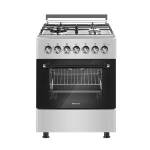 ELECTROLUX EGYPT 90/60cms 5 Gas Burners with Gas Oven & Grill + Thermostat + Rotasserie+ Oven Fan EKG9200A9X