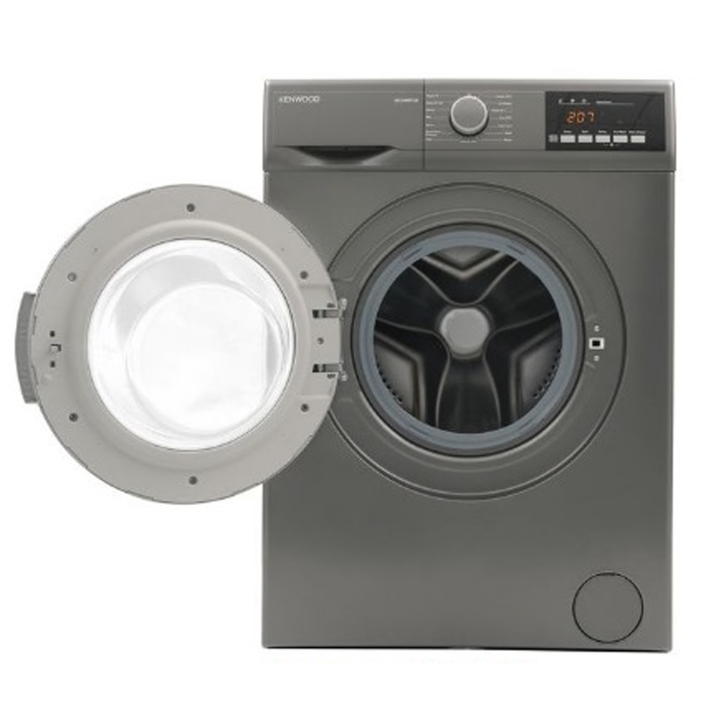 KENWOOD TURKEY 8Kg, 1000RPM, 15 Wash Programs with Rapid wash,Silver WMM08