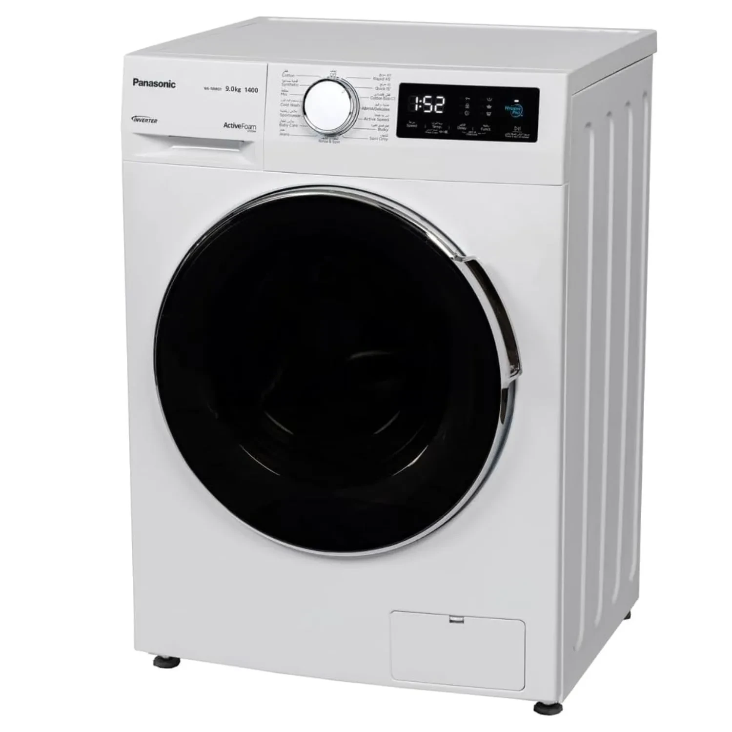 PANASONIC CHINA 9KG Front Loading, 1400RPM, Inverter Motor NA18MG1LAS