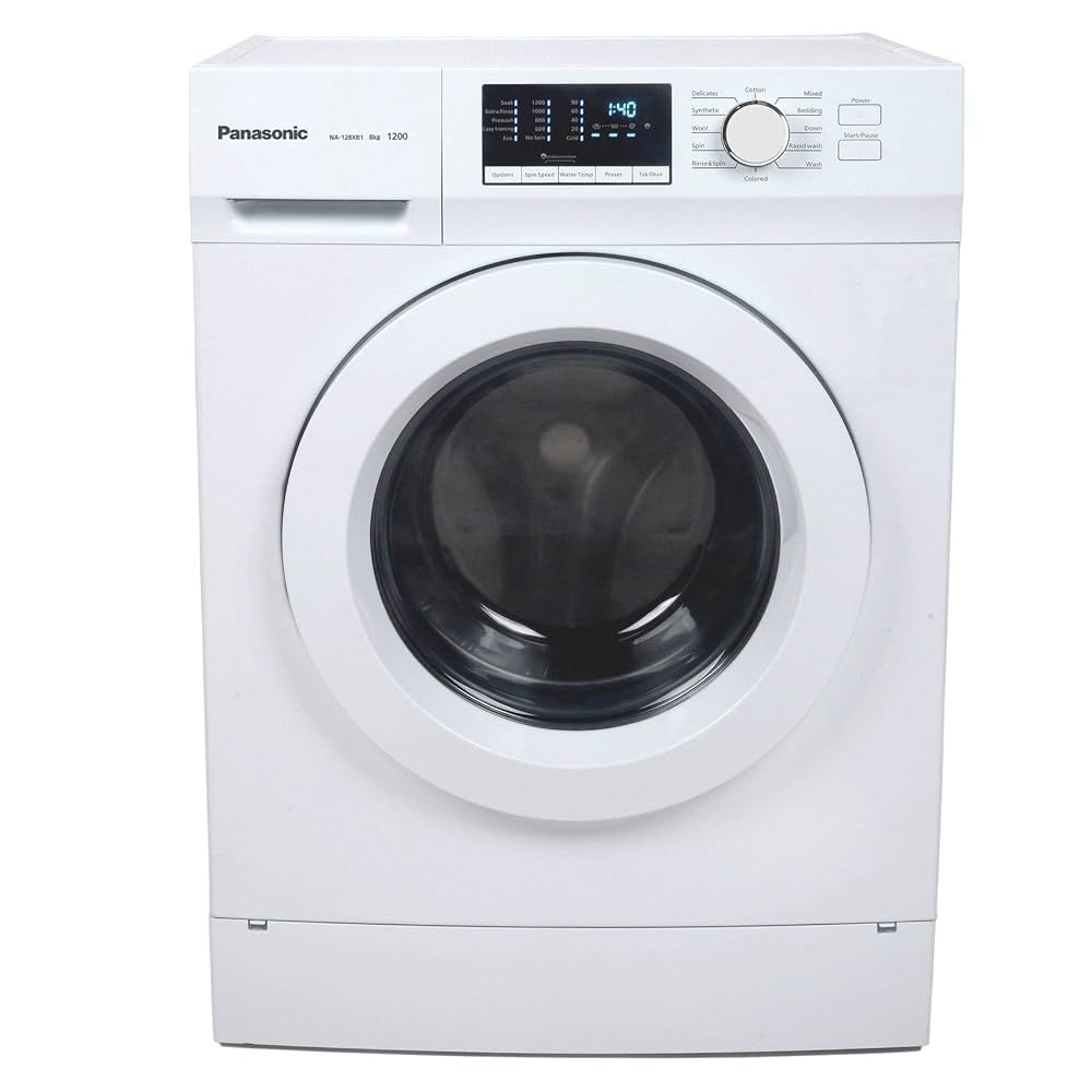 PANASONIC CHINA 8KG Front Loading, 1200RPM NA128XB1LAS