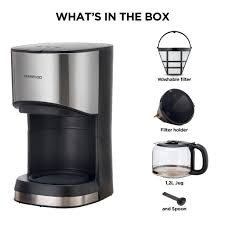 KENWOOD Filter coffee maker Filter Coffee Maker upto 12Cups Reusable Filter- Auto Off/ Keep Warm CMM10