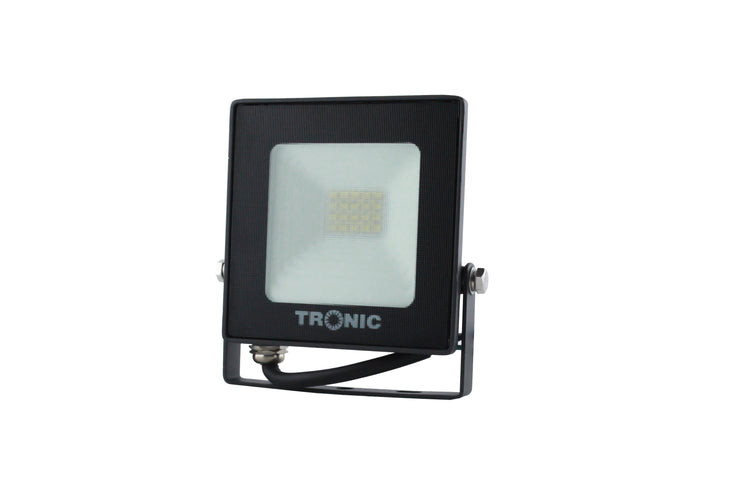 FLOOD LIGHT LED SLIM 30W + SENSOR BK WW