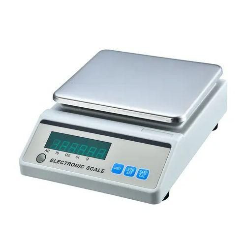 0.1 Up To 5000Grams Rechargeable Electric Scale With Automatic Zeroing - White