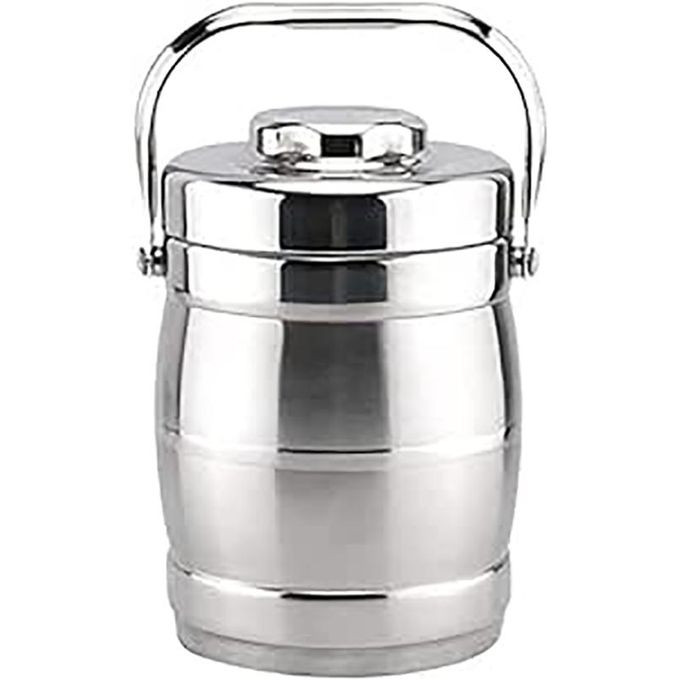 Large Insulated Stainless Steel Food Flask For Keeping Lunch Hot Food Container Lunch Box for School Office Picnic Travel Outdoors-Silver