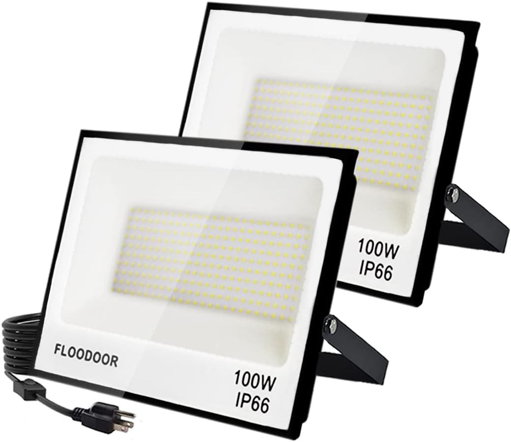 FLOOD LIGHT LED SLIM 100W BK DL