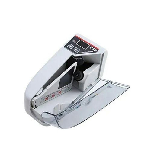 Portable V30 Mini Money Counting Machine Handy Counter-White