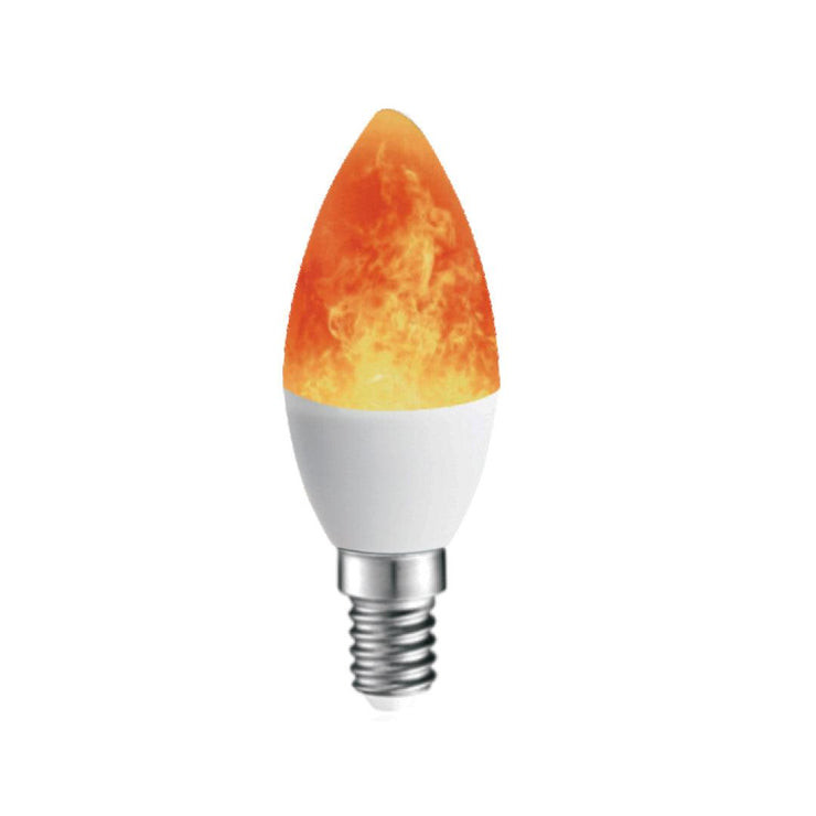 FLAME LAMP LED 4W E14 LE 0414-CB-FL