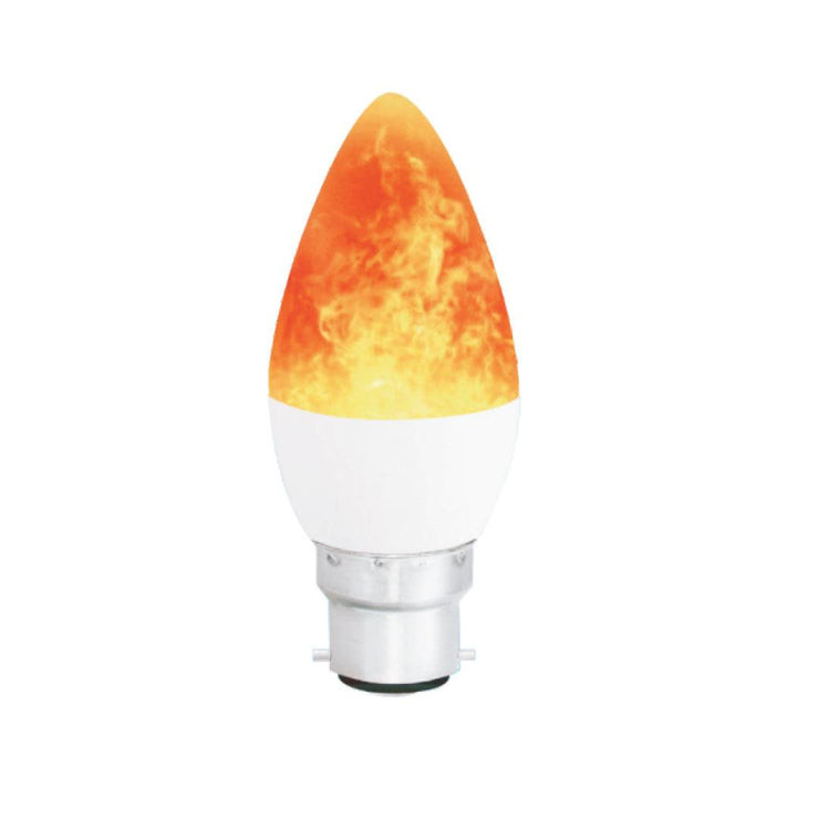 FLAME LAMP LED 4W B22 LE 0422-CB-FL