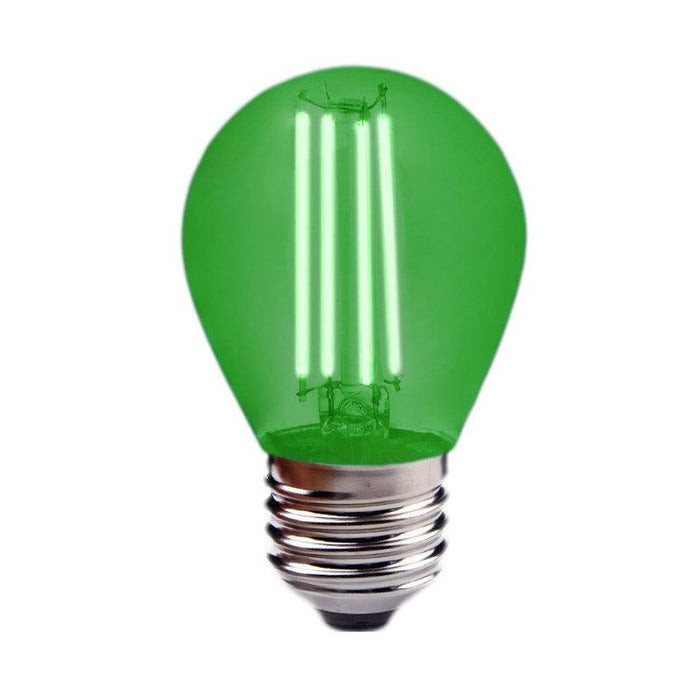 BULB LED G45 4W E27 GREEN