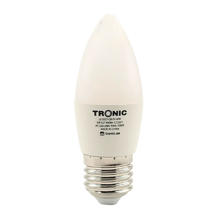 BULB LED CANDLE E27 5W 3000K DIMMABLE