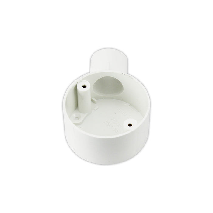 PVC Junction Box 1 Way WHITE - 20MM Tronic CP JUN1-20-WH
