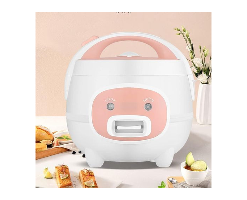 Alloy Non-Stick Liner Rice Cooker And Steamer Small Multi Cooker 2L Rice Cookers with Keep-Warm Function for 1-3 People- Multicolor Boma