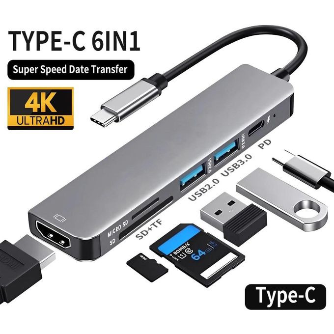 3 in 1 Type C SD TF Card Reader