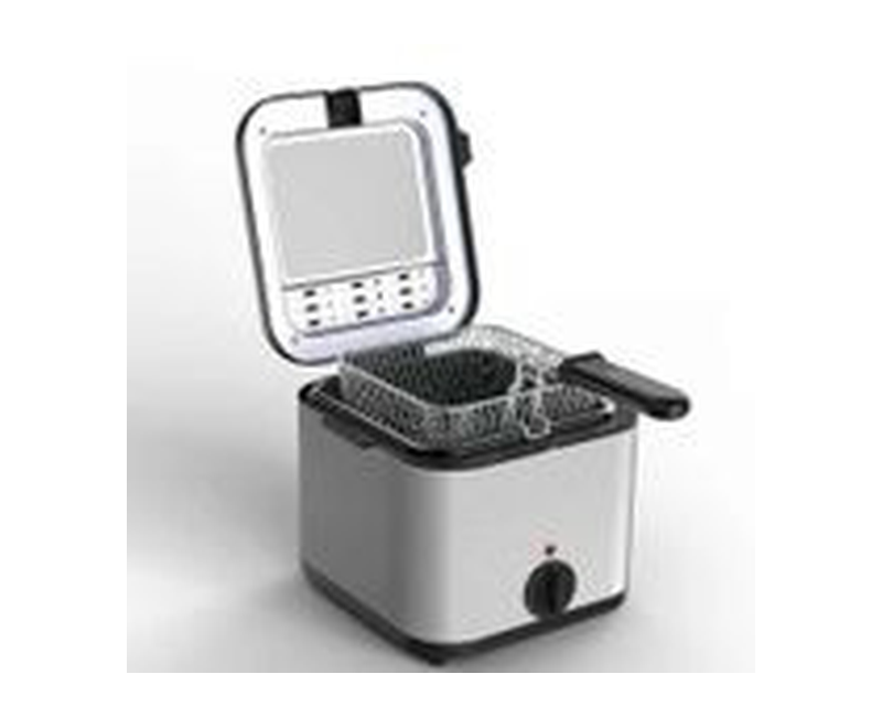 3L Stainless Steel Electric Fries Frying Pan Immersion Element Fat Deep Fryer- Silver