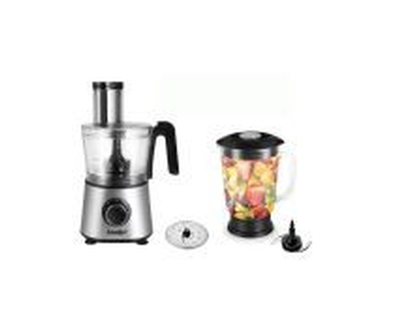 4 In 1 Food Processor & Vegetable Chopper for Slicing Shredding Chopping Dough and Purees Processor Cups- Multicolour Sonifer