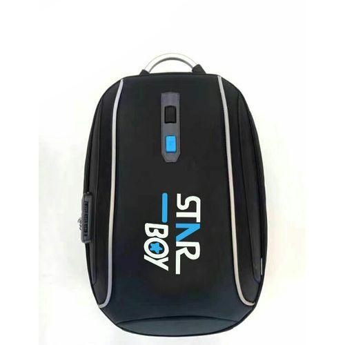 18 Inch Anti Theft Travel Laptop Student Bookbag Backpack Bag- Black.