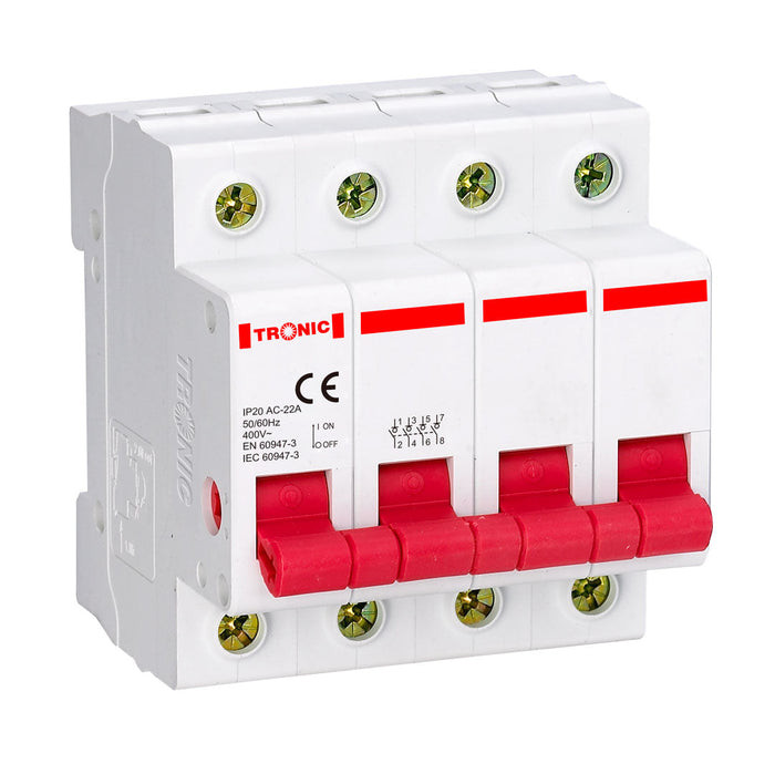 Havells MCB Four Pole 20A DOMQCFPF020