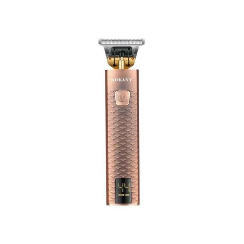 Hair Trimmer With Stainless Steel Blades And Led Display