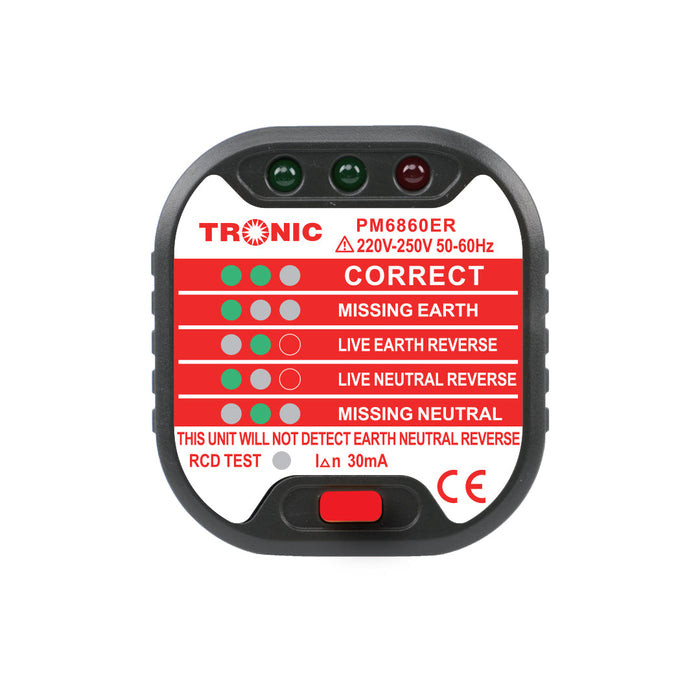 SOCKET TESTER PM6860ER PM6860ER