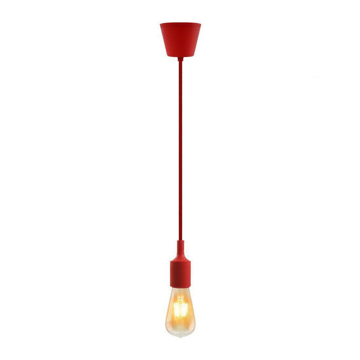 PVC HOLDER E27 - RED PL HO27-RD
