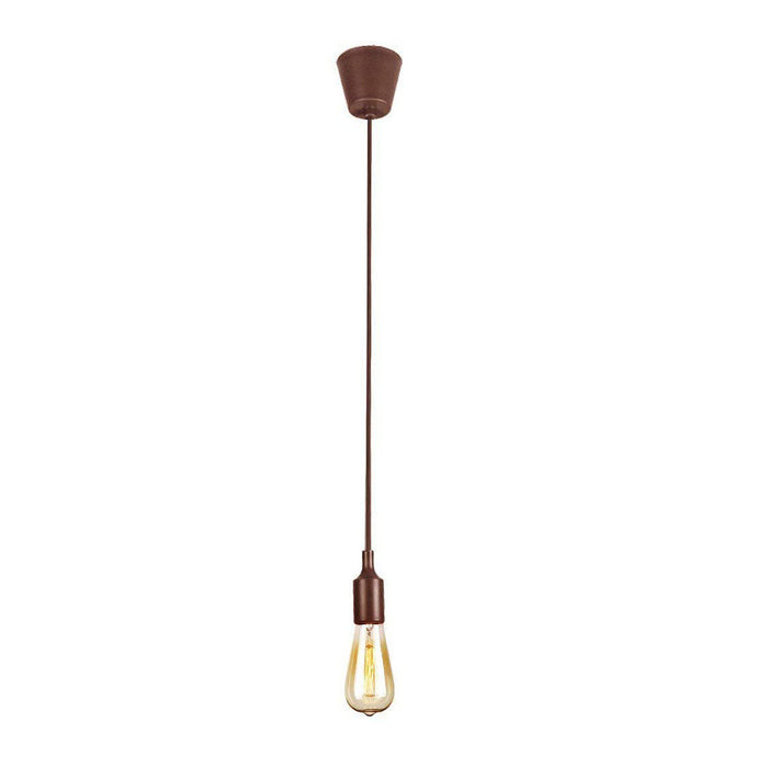 PVC HOLDER E27 - BROWN PL HO27-BW