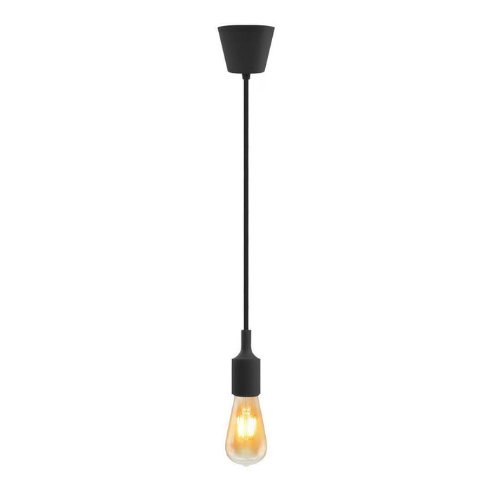 PVC HOLDER E27 - BLACK PL HO27-BK