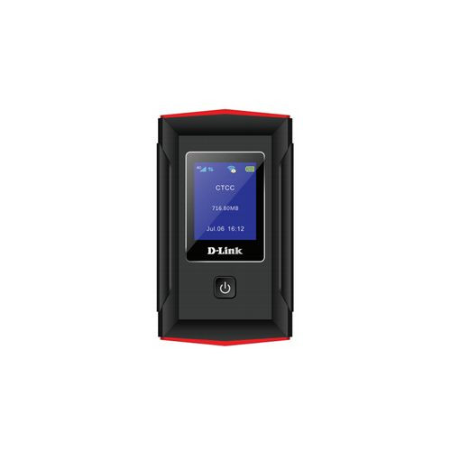 DWR-932M Mobile Router, 4G/LTE Wi-Fi, Up To 150Mbps, USIM Card Slot, 802.11b/g/n, Built-in Firewall, WPS Mobile Router Mifi - Black