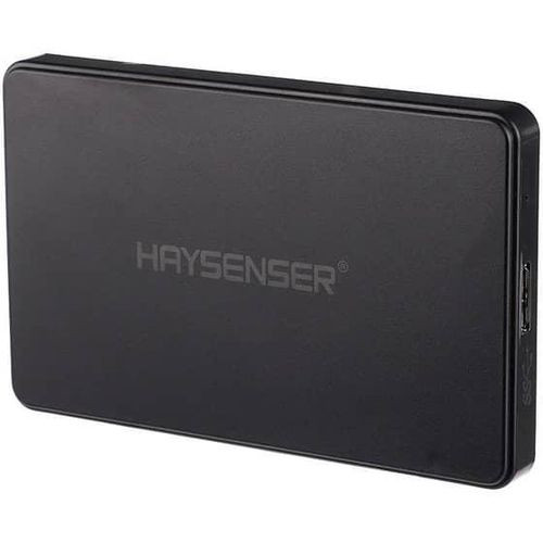 USB 3.2 Gen 1Ultra Speed Hard Drive Enclosure, Size 2.5 Inch Micro Portable Disk, Easy Convert SSD & HDD From Internal to External 5TB HDD- Black