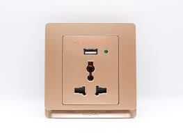 SOCKET UNIVERSAL 1G 16A + USB (2A) TD 5113-UB-GO