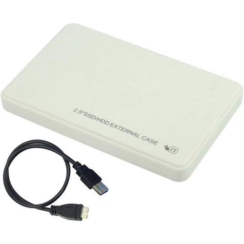 HDD Enclosure, 2.5 inch SATA USB 3.0 HDD Hard Drive External Enclosure SSD Disk Box Caddy, Mobile Laptop Hard Disk Case Box HDD SSD Case Sata to Hard Drive Box Enclosure Adapter 5Gbps -Multicolor