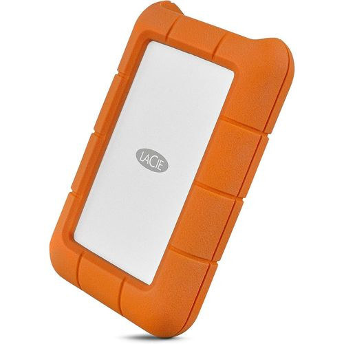 Rugged Thunderbolt USB-C 2TB External Hard Drive Portable HDD – USB 3.0 compatible, Drop Shock Dust Water Resistant, Mac and PC Computer Desktop Workstation Laptop, 1 Mo Adobe CC (STFS2000800) -Orange