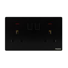 SOCKET 2GANG 13A NEON TD 5213-NE-GO