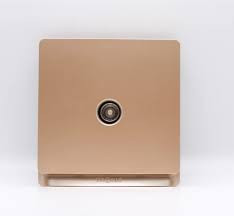 TV SOCKET 1G GOLD TD 5311-GO