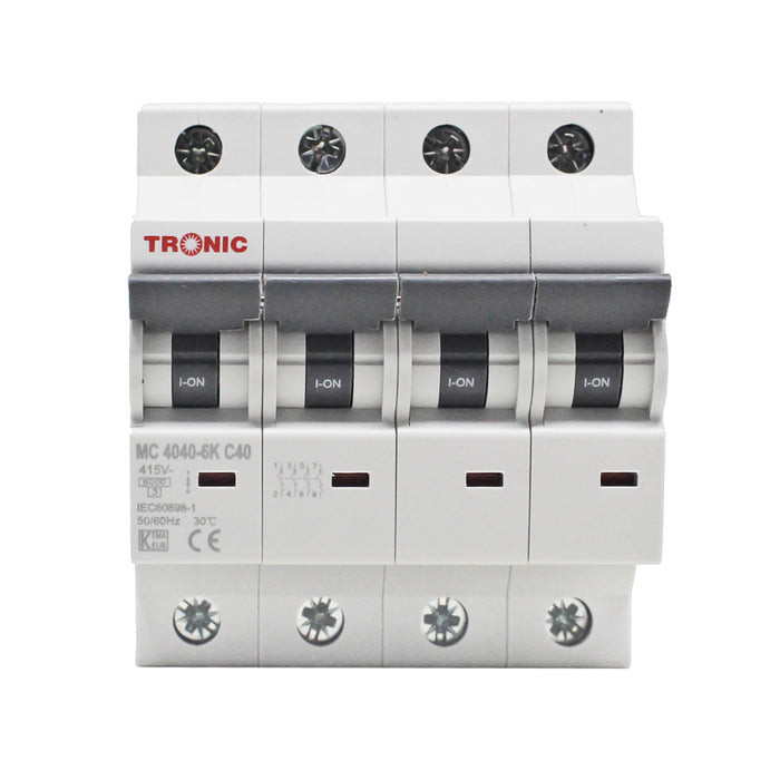 MCB FOUR POLE 6KA 40AMP MC 4040-6K