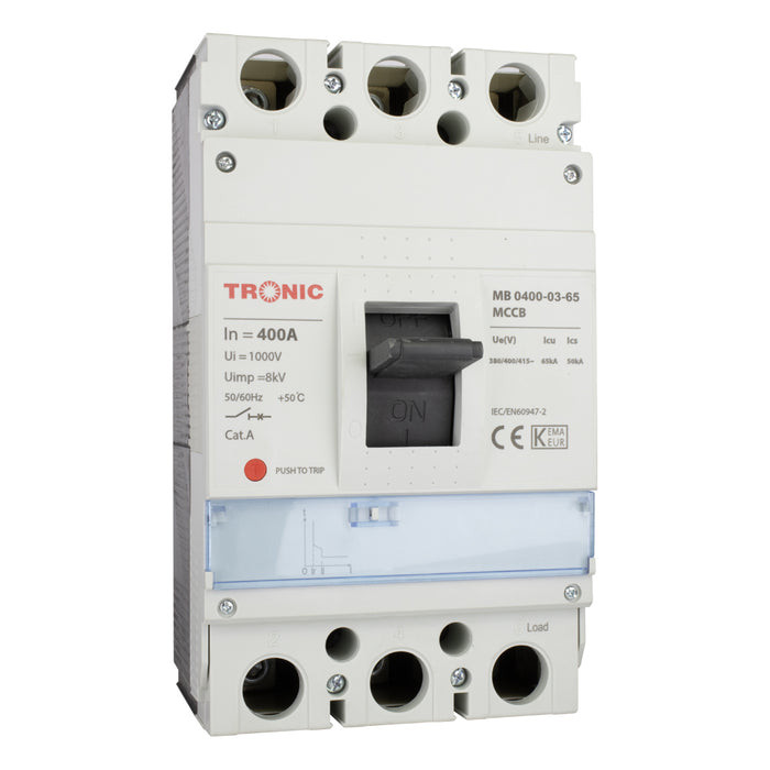 MCCB BREAKER SGM6 400A 3P 65KA 400M MB 0400-03-65