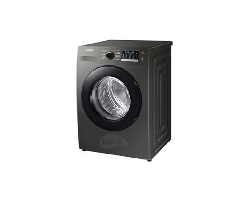 samsung F/L Washing Machine Series 5 - Eco Bubble - Steam Wash - Front Load - Silver - 9kg WW90 TA046AX