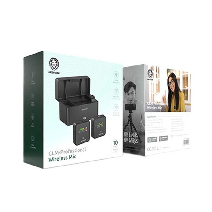GLM-Professional Wireless Microphone 300mAh -Black