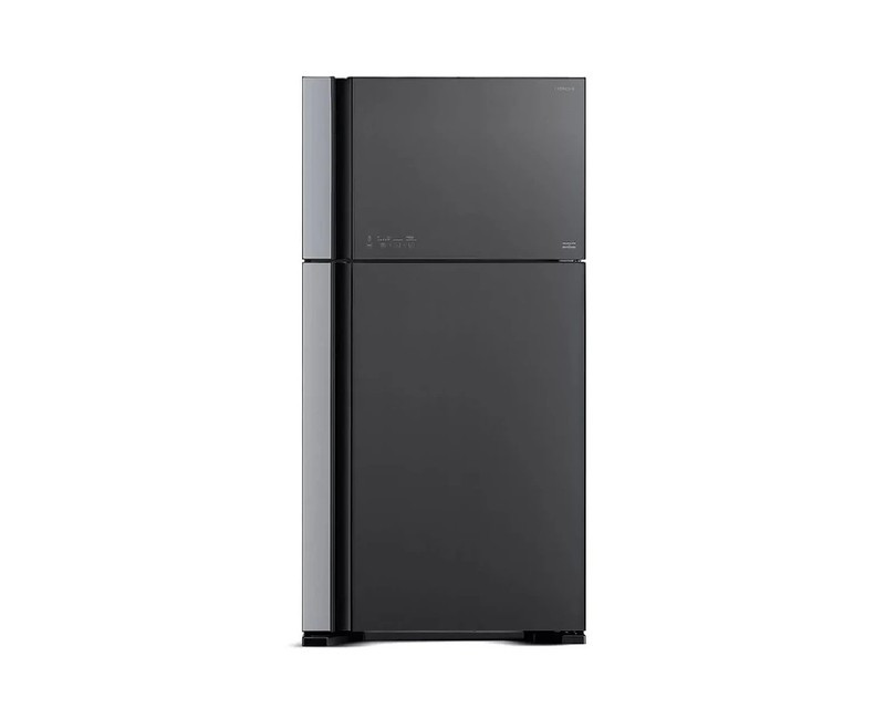 Hitachi Fridge 550L Net Inverter Compressor, RVG800PUN7GGR - GLASS GREY