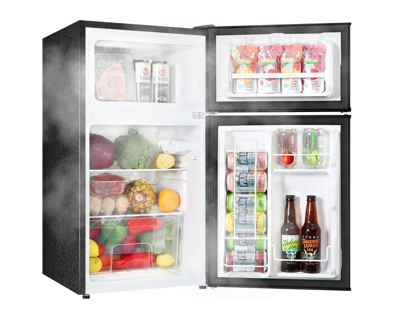 Chiq 110 LTR DOUBLE DOOR FRIDGE  CTM110DBIK3
